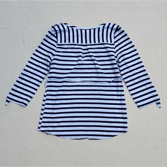 Motherhood Maternity 3/4 sleeve striped blouse - Picture 9 of 9